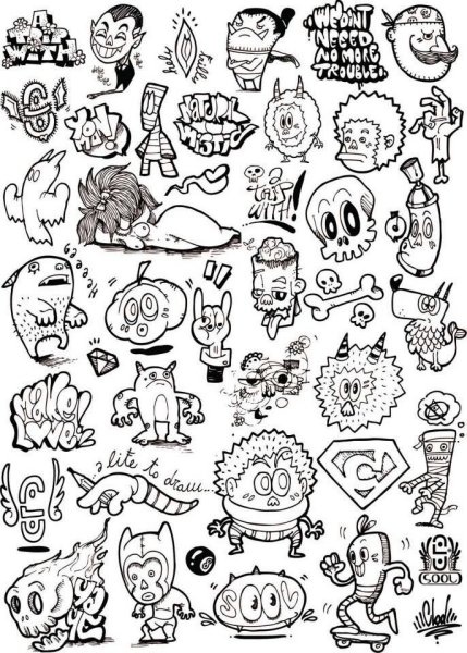 Эскизы маленьких татуировок