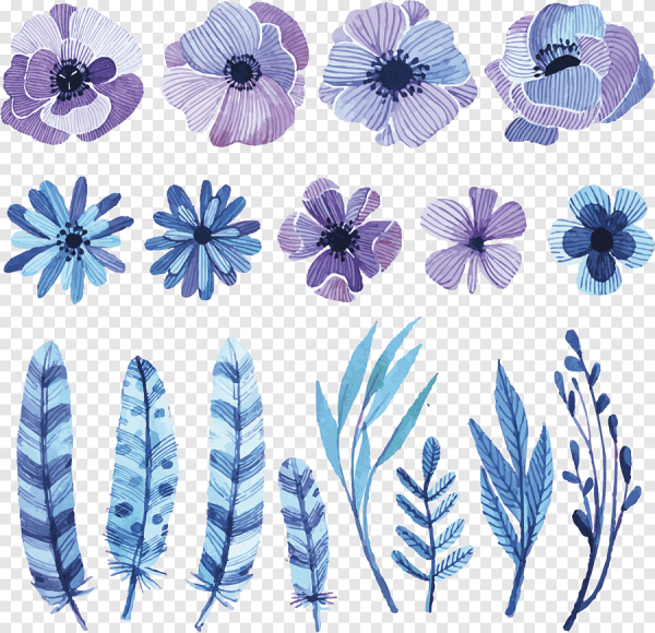 Акварельные элементы