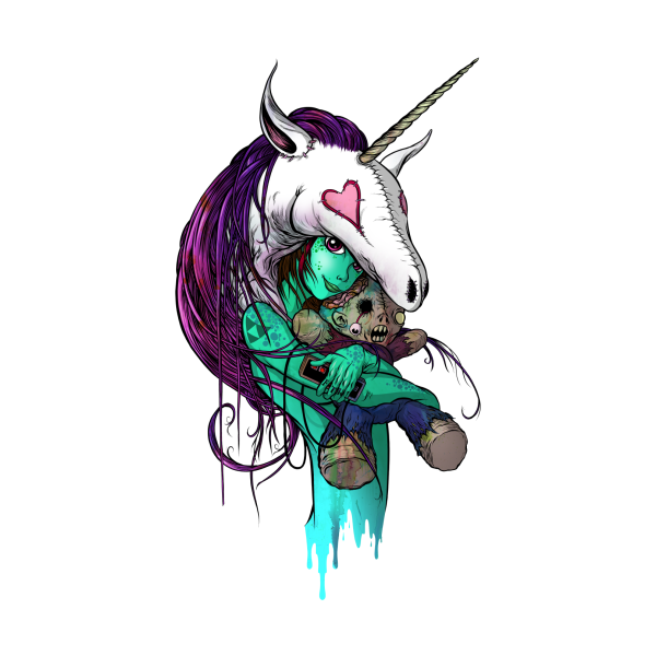 Единорог крутой арт