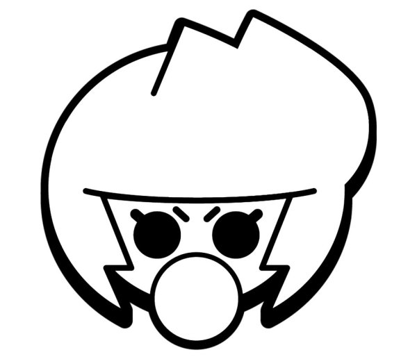 Раскраска Браво старс значки