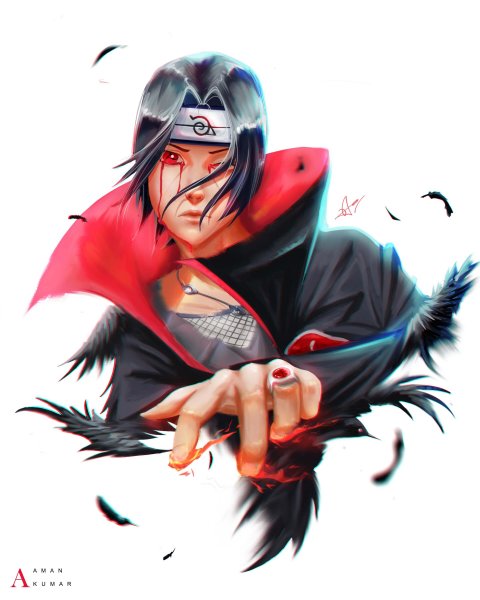 Итачи рисунок