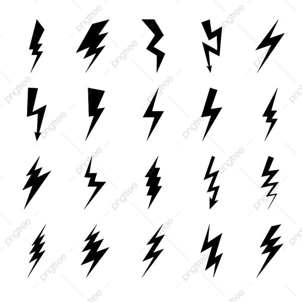 Молния рисунок