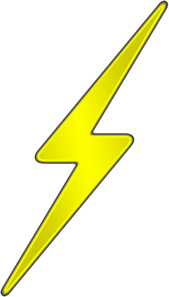 Молния рисунок тату