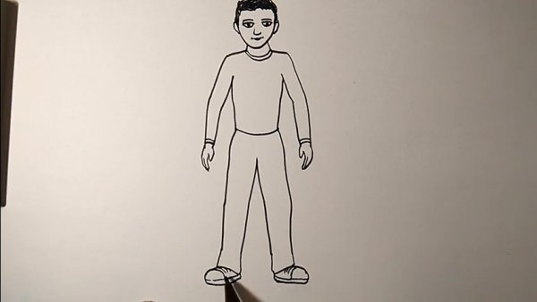 Человек рисунок