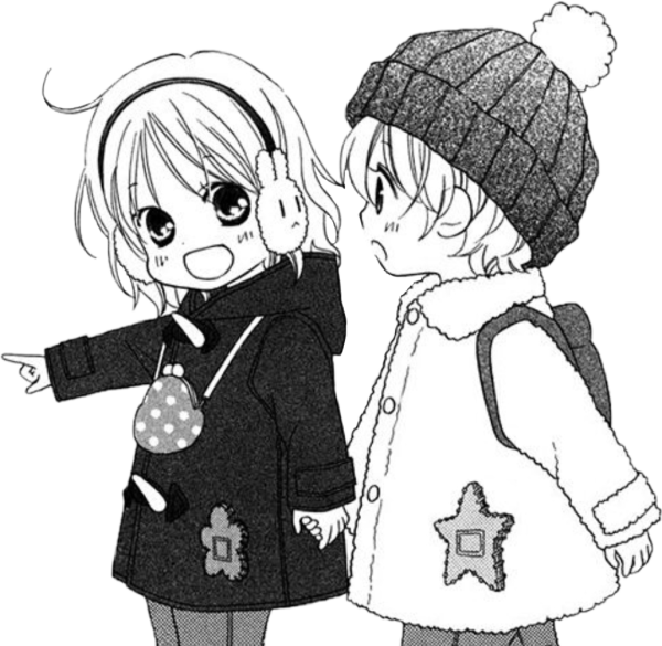 Аниме персонажи черно белые