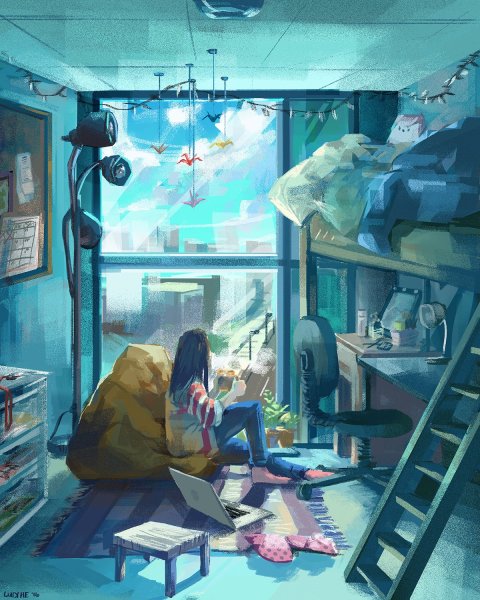 Убежище хикикомори аниме