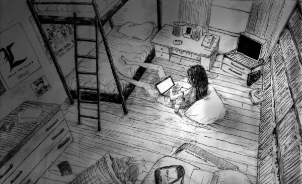 Комната из аниме