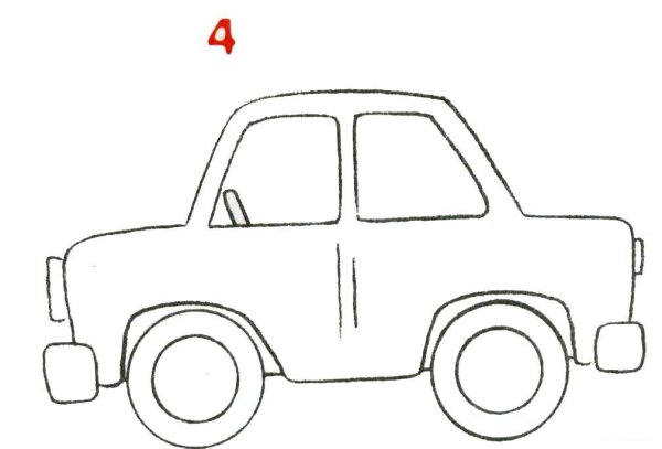 Раскраска машина мини Купер