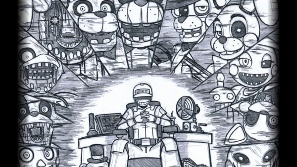 Рисунки ФНАФ для срисовки