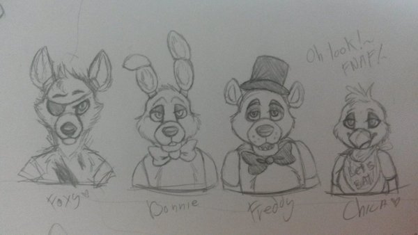 Рисование АНИМАТРОНИКОВ