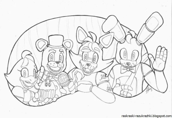 ФНАФ рисуночки