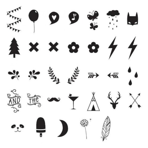 Татуировки маленькие искиз