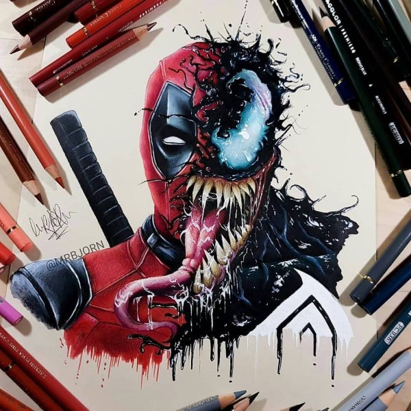 Тату Марвел Веном