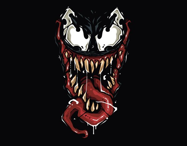 Веном на телефон 1080