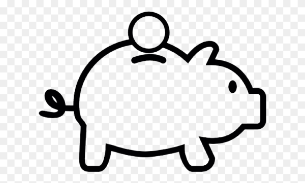 Свинка копилка иконка