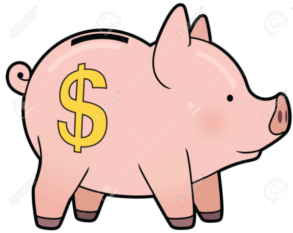 Нарисовать свинью копилку