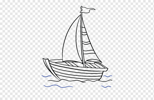 Рисование кораблик