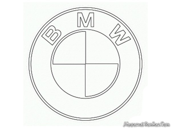 БМВ логотип раскраска