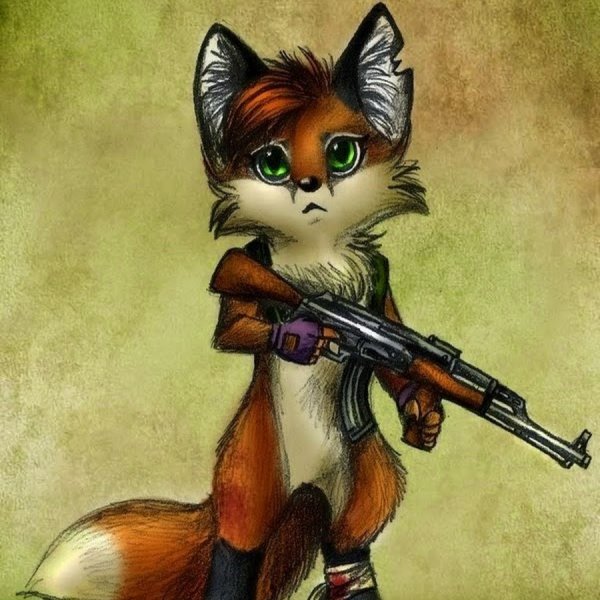 Лиса с автоматом