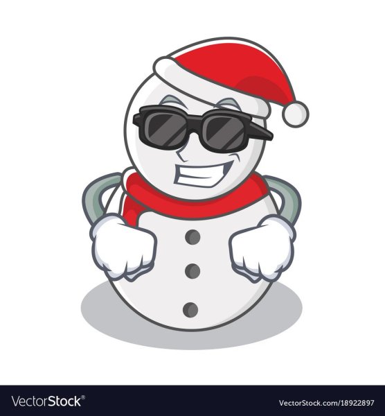 Крутой Снеговик в очках