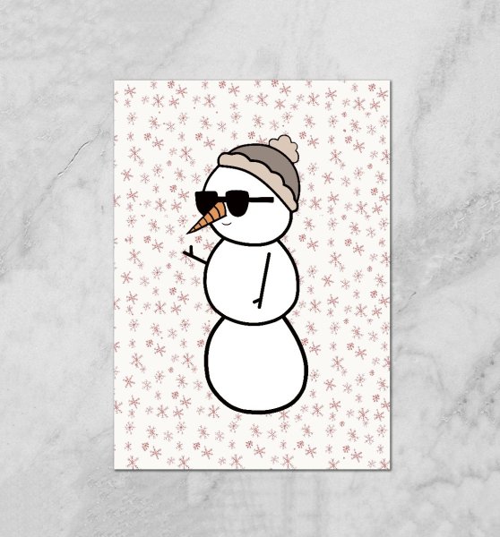 Снеговик Минимализм