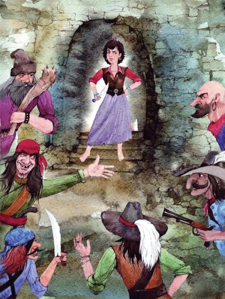 Пиратки из мультфильмов