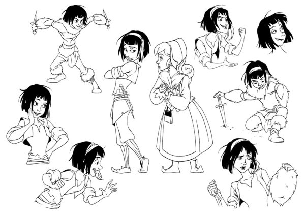 Герда и разбойница