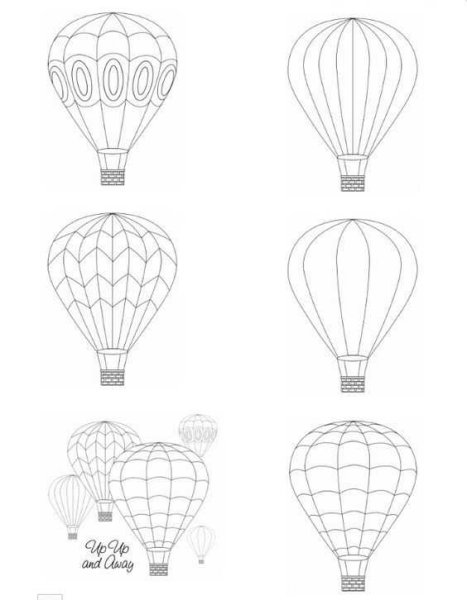 Рисование воздушные шары