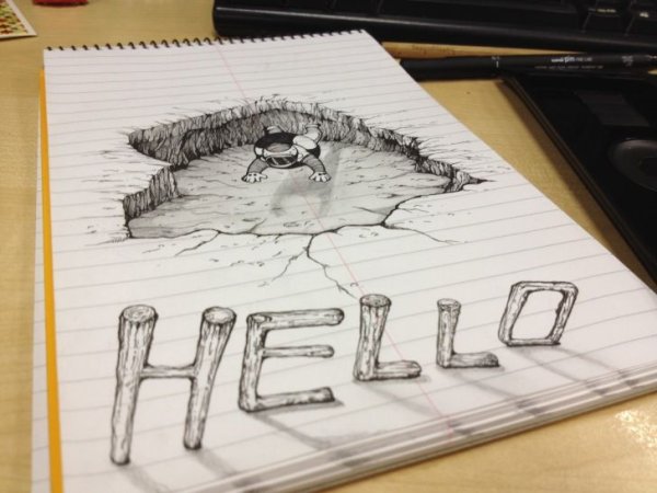 Рисунки маркерами