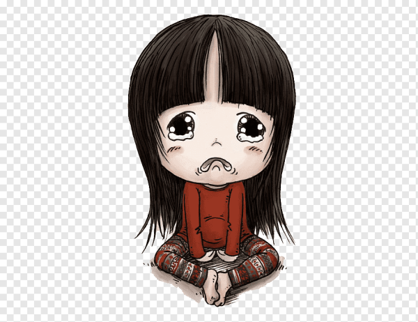 Грустные картины акварелью