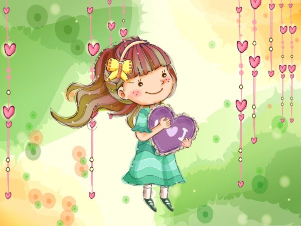 Clipart грустная девочка