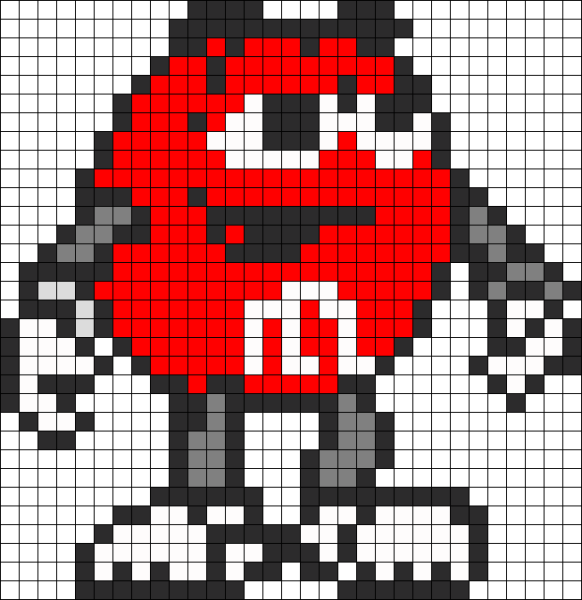 Рисунки по клеточкам из игр