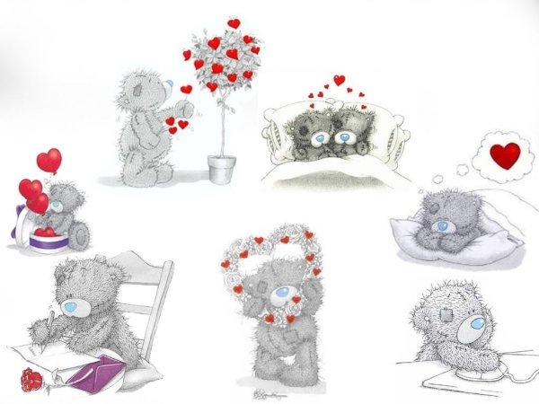 Мишки Тедди любовь