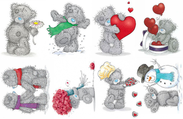 Мишка Тедди картинки для печати