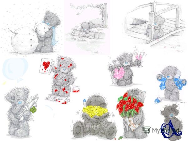 Мишка Тедди разные