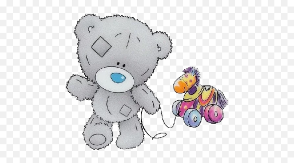 Мишка Тедди на белом фоне