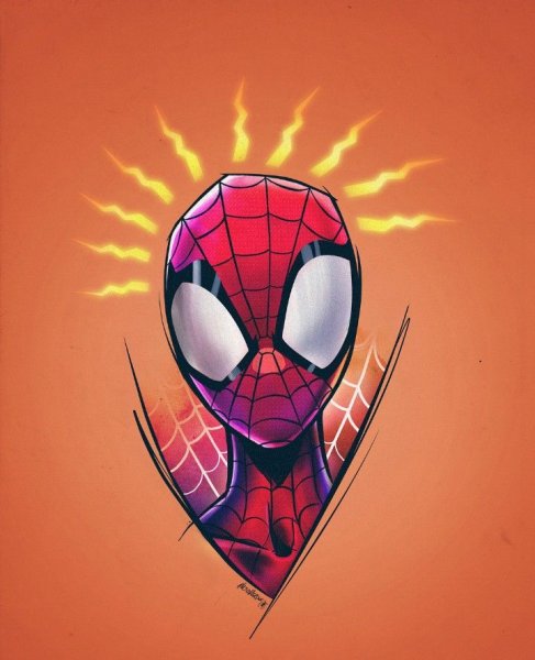 Человек паук рисунок