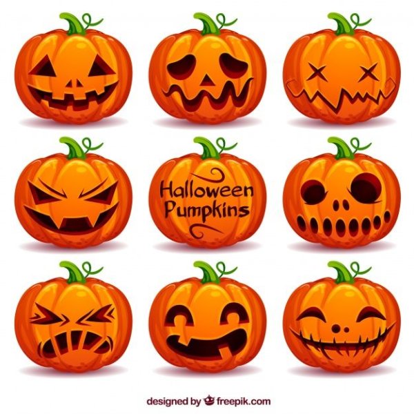 Тыква на Хэллоуин для детей