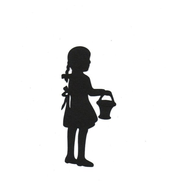 Силуэт девочки