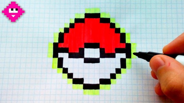 Рисунки по клеточкам лёгкие