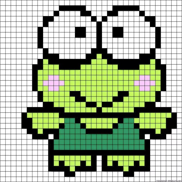 Рисунки по клеточкм лёгкие