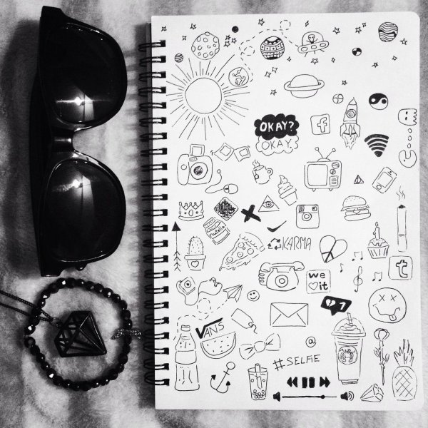 Маленькие рисуночки для блокнота