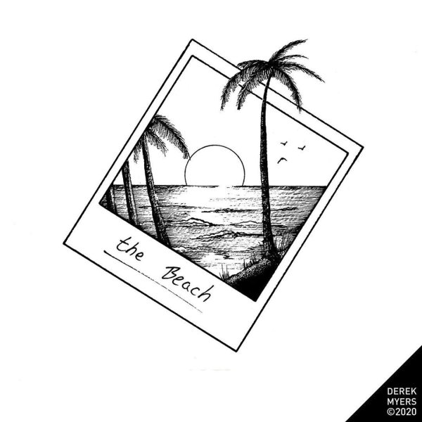 Рисунки в стиле полароид для срисовки