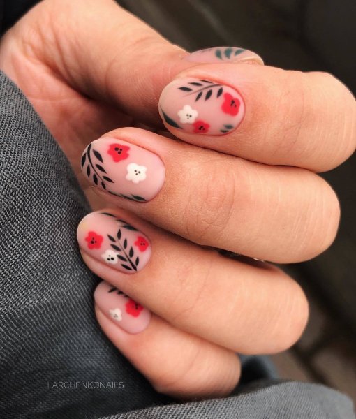 Маникюр рисунки на ногтях