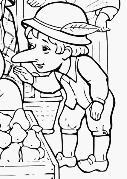 Маленький МУК раскраска