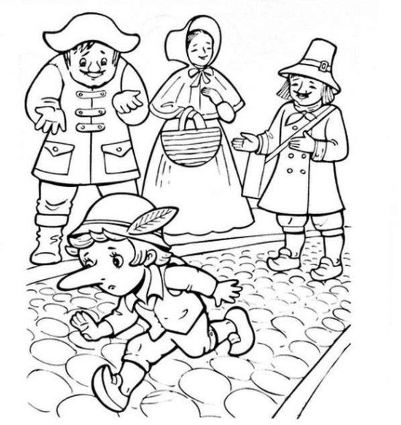 Черномор раскраска