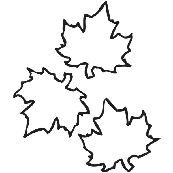 Шаблоны кленовых листьев