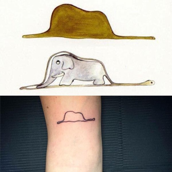 Маленький принц слон в удаве