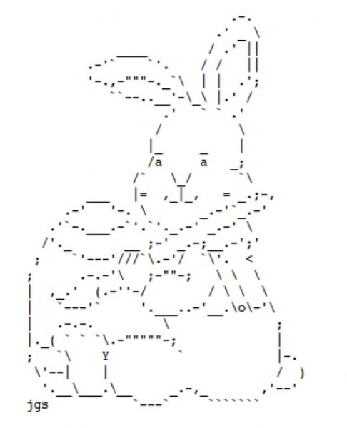 Зайчик стилизованный