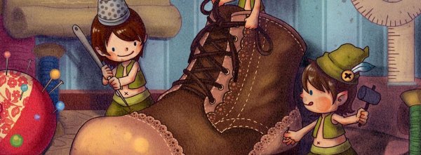 Сказка маленькие человечки рисунок карандашом